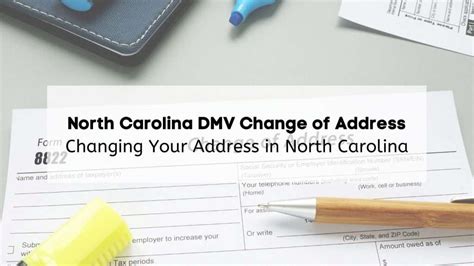 north carolina dmv change address