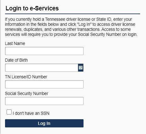 tn change of address dmv